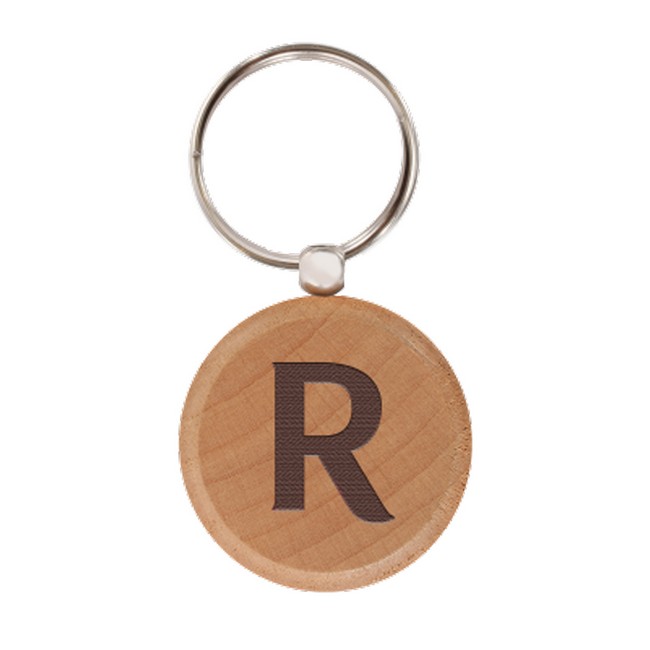 Wooden Key Tag