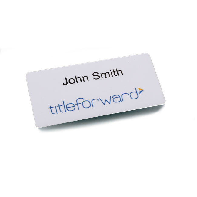 Title Forward Name Badge