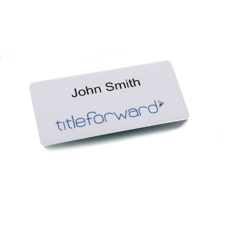 Title Forward Name Badge